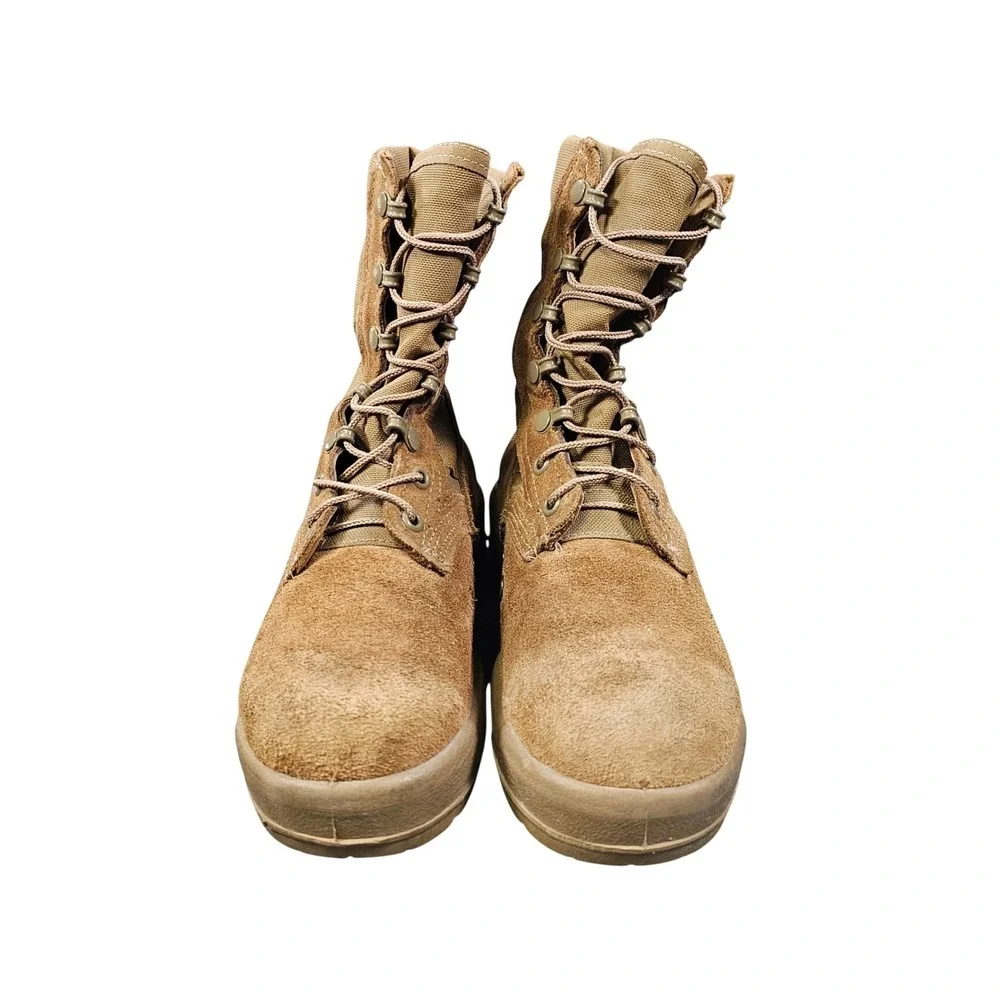 Belleville AHWC Hot Weather Military Combat Boot Coyote 23-D-1001 4 Wide US Made